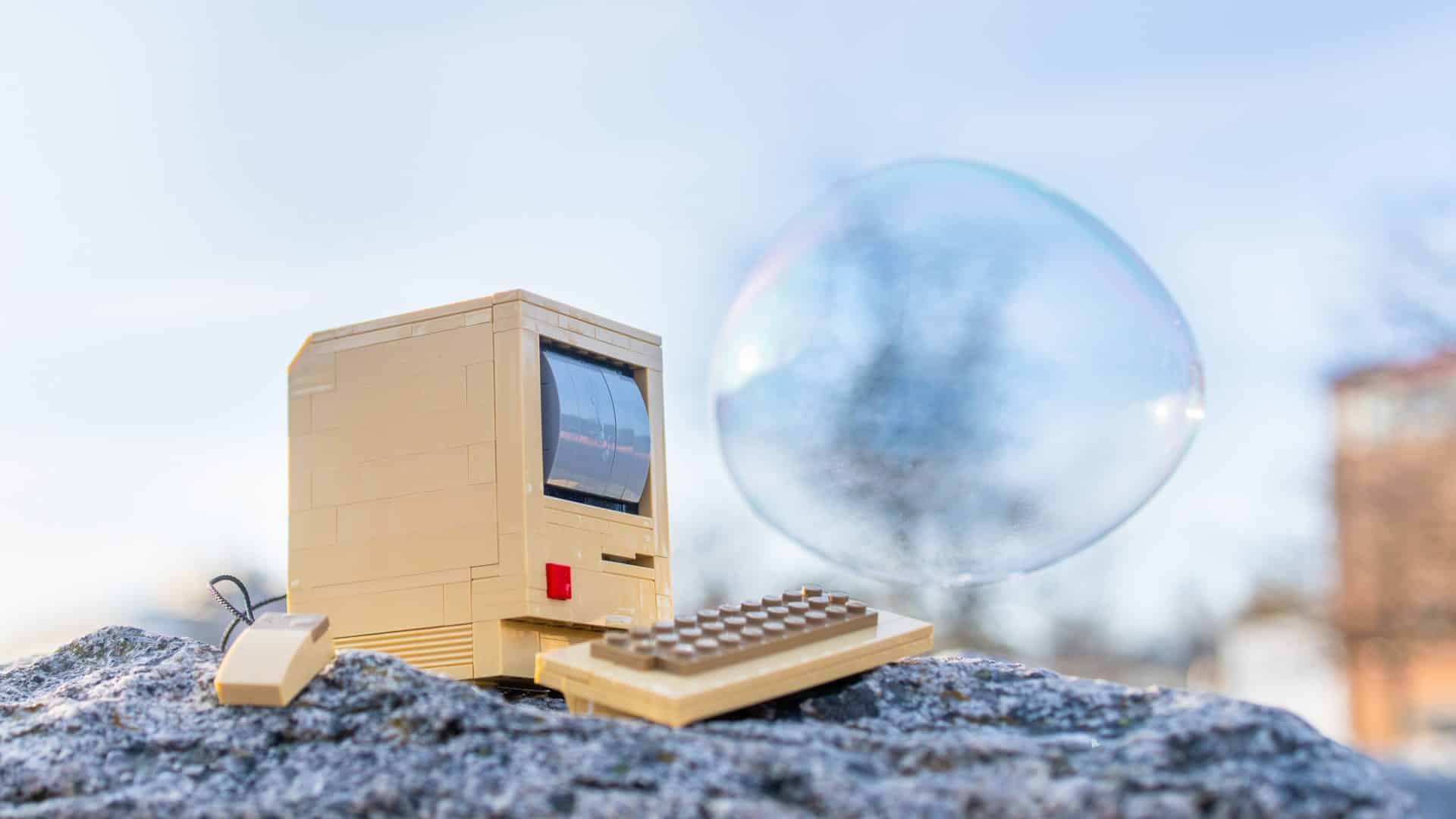 dator med bubbla