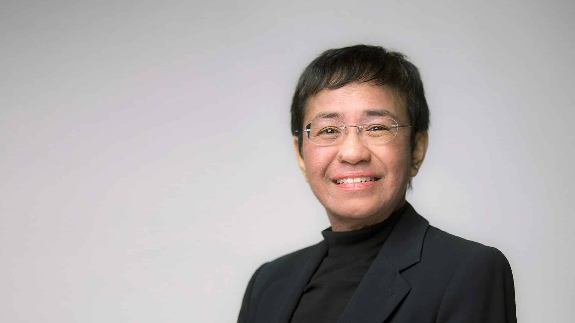 Maria Ressa, Nobelpristagare fredspriset 2021