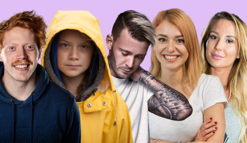 Mauri Hermundsson, Greta Thunberg, Joakim Lundell, Clara Henry, Kissie
